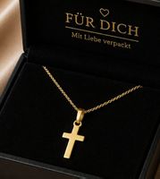 Kreuzkette Damen Kreuz Gold klein 1,23g
