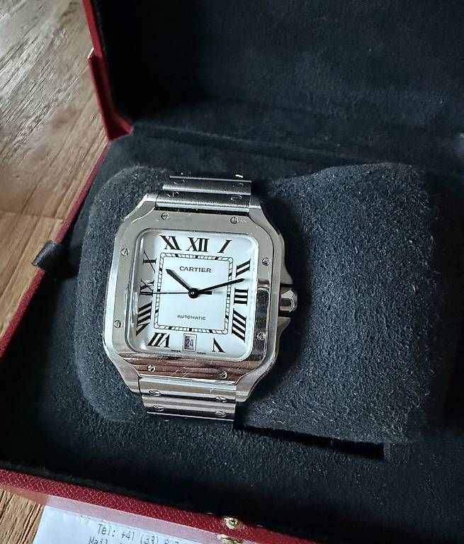 Cartier Uhren: Cartier Santos - Full Set - Large Model – Gebraucht aus Stetten AG von GranTorino 1