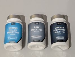 Vitamin D3 K2, Vitamin B Komplex und Zink von VeLife