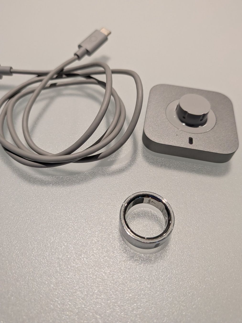Oura Anelli: Oura Ring 4, silber, Grösse 7 – Usato da Ins venduto da Murmeltier60 1