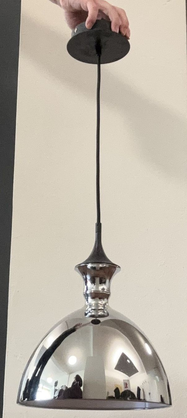 Lampade: Moderne Chrom Hängelampe 3er Set oder einzeln – Usato da Kloten venduto da schnellzug01