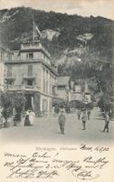 Hotel Krone Meiringen, Kirchgasse, 1915
