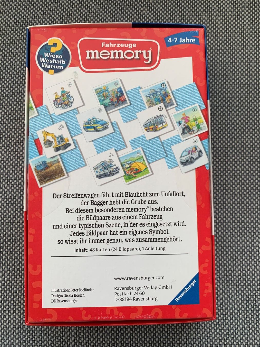 Ravensburger Spiele: Memory Fahrzeuge 4+ – Neu (gemäss Beschreibung) aus Birmensdorf ZH von eva.bari 6