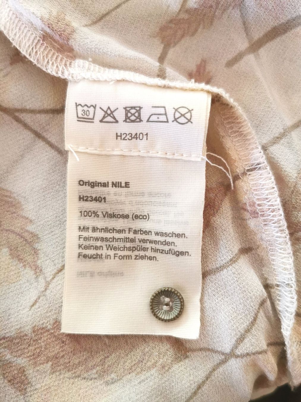 Nile Camicette: Nile zarte Viscose Bluse Gr. S/M – Usato da gachnang venduto da tibus1 5