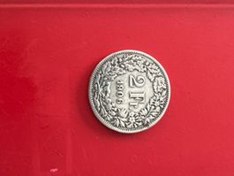 Moneta Svizzera 2 Fr. 1906
