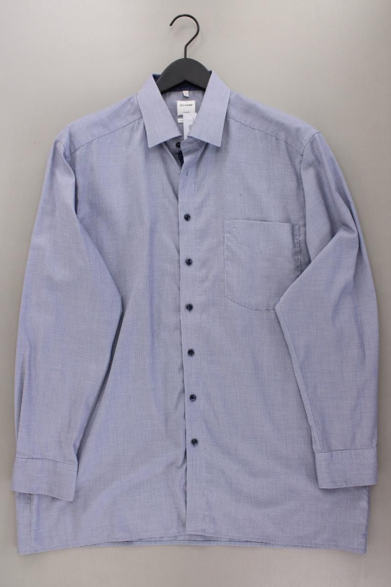 Chemises: Olymp Langarmhemd Gr. Hemdgröße 44 blau – D'occasion à Neustadt an der Waldnaab par SecondLifeFashion