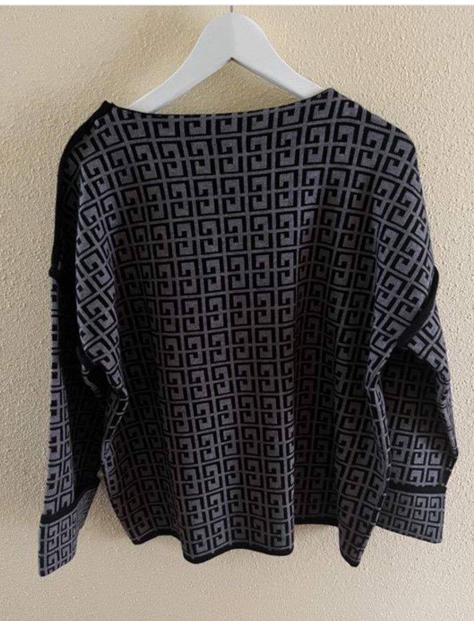 Maglioni & Felpe: Pull oversize motifs géométriques taille L – Usato da La chaux-de-fonds venduto da nat_sqg2 2