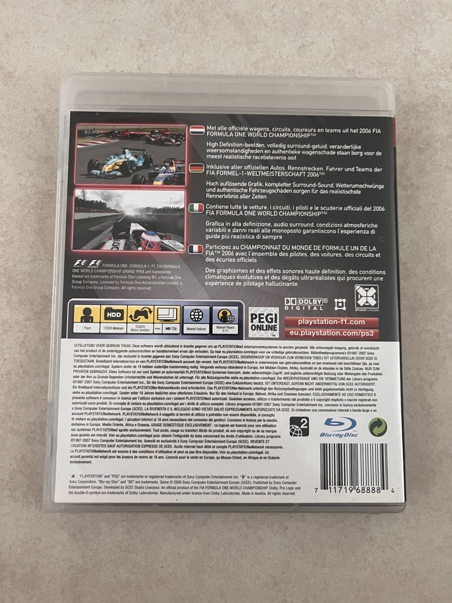 Sony Jeux: F1 Championship Edition PlayStation 3 PS3 Spiel – D'occasion à Suhr par SchnapperCH 1