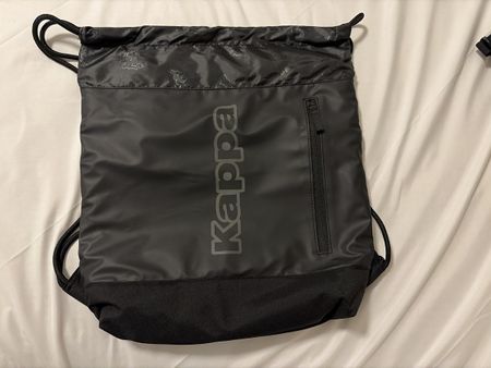 Sportbeutel Kappa Schwarz - Top Zustand - Ideal für Sport 🎒