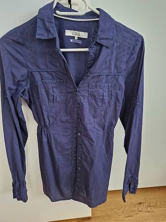 Blaue Bluse, Clockhouse, C&A, XS