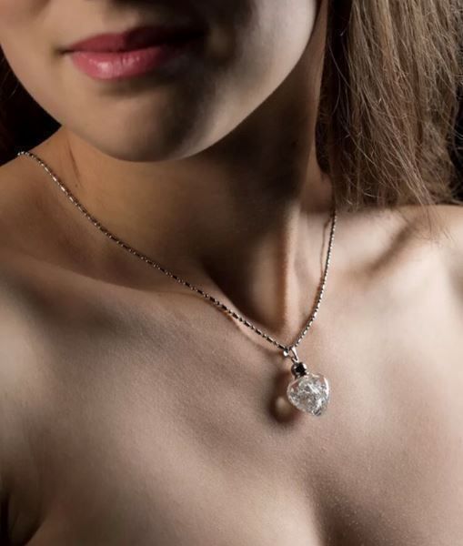Catenine: Yves Camani Glas Herz oder Kreuz – Nuovo e nell'imballaggio originale da Meilen venduto da Schelmi99 1