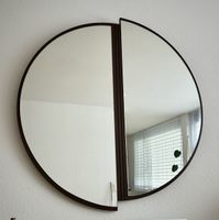 Wood Frame Mirror 90cm