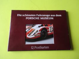 12 Postkarten vom Porsche Museum