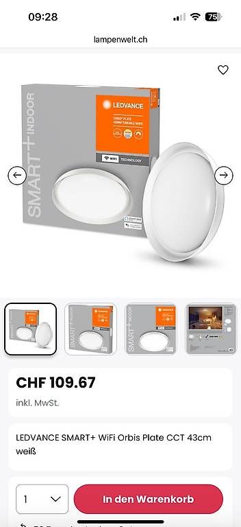 Lampadari & plafoniere: Deckenlampe LED Wifi  – Usato da Zürich venduto da shizukana 1