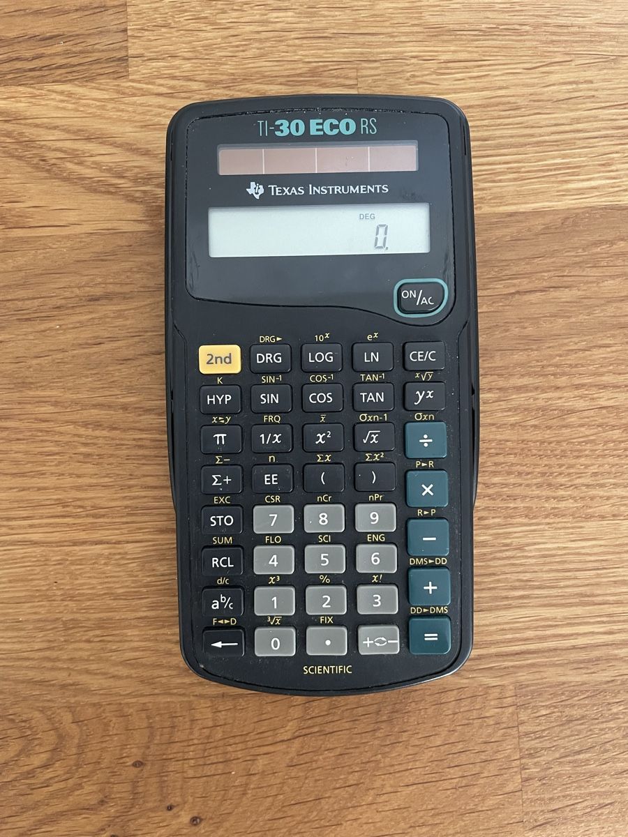 Texas Instruments Calcolatrici tascabili: Taschenrechner Texas Instruments TI-30 ECO RS – Usato da Winterthur venduto da gia_n2cz 2