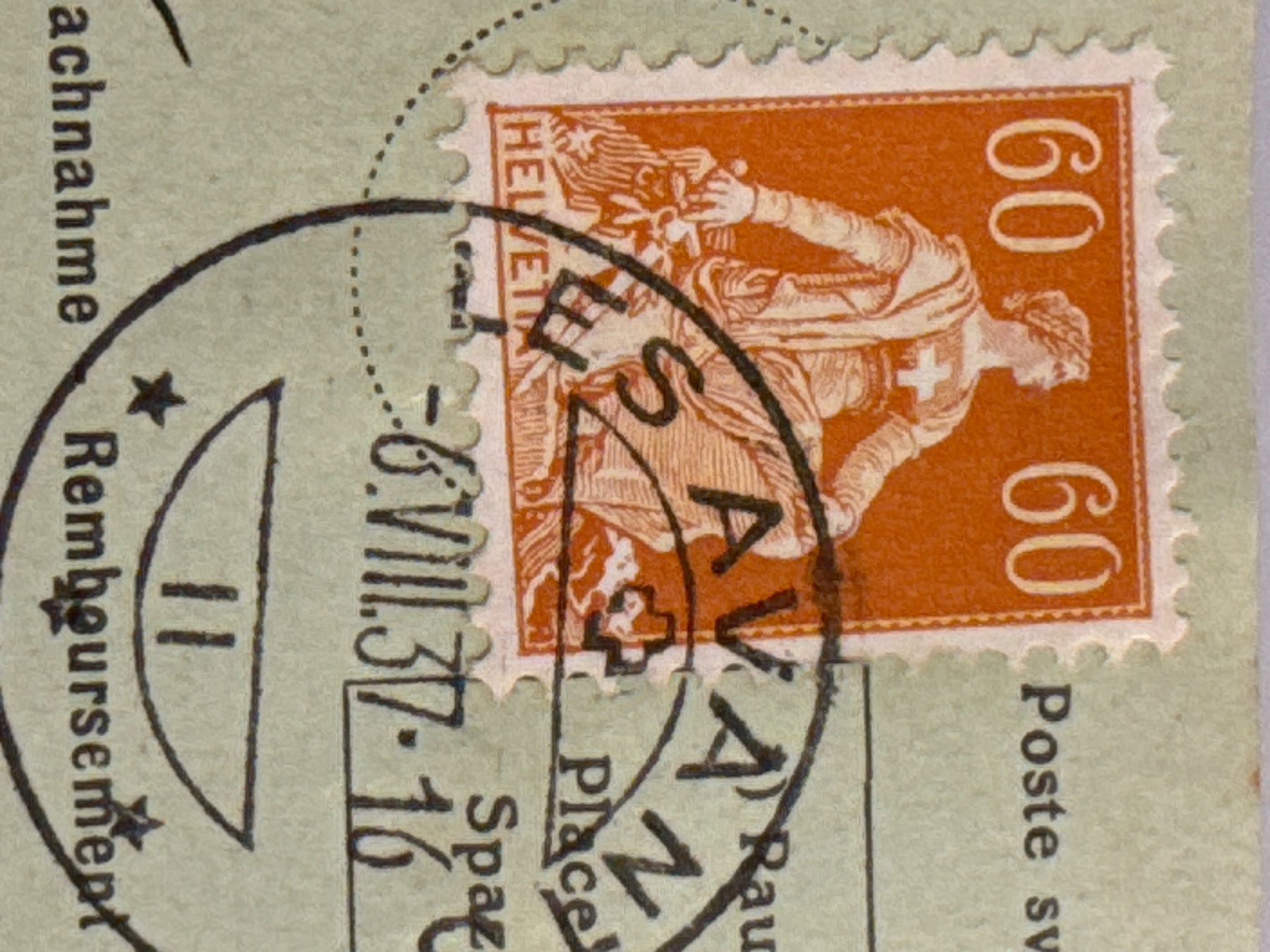 Tutti i francobolli: 1937 Altschweiz, gestempelt – Usato da Küssnacht am Rigi venduto da SUOMIMASTER 3