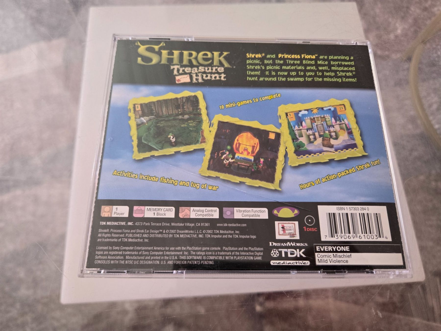 Spiele: Shrek Treasure Hunt PS1 (NTSC) – Gebraucht aus Bussigny von Kfdlt 1