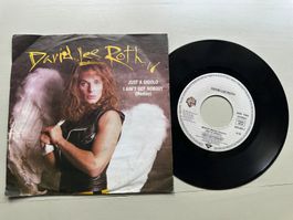DAVID LEE ROTH VAN HALEN tolle Single Kult Just a gigol 80's