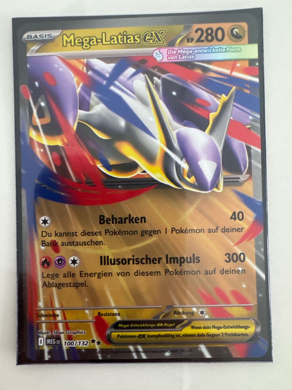 Pokémon Carte collezionabili: Mega- Latias ex MEG100 DE - Mega Entwicklung – Nuovo (secondo la descrizione) da Wil SG venduto da Prof.Eich