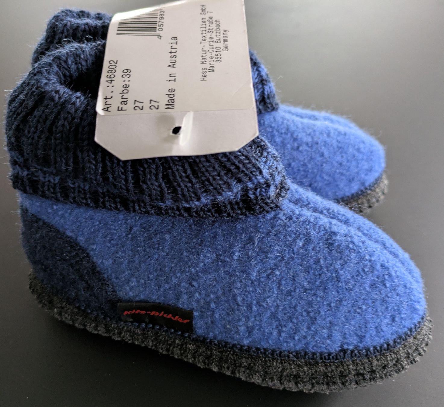 Schuhe für Jungen: Kitz-Pichler Hüttenschuh, Grösse 27 – Neu und originalverpackt aus Kölliken von mic_9n9d 1