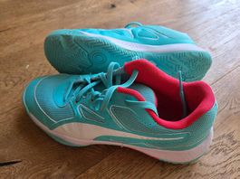 PUMA Solarflash Training Kids Türkis Weiss F03 Grösse 37