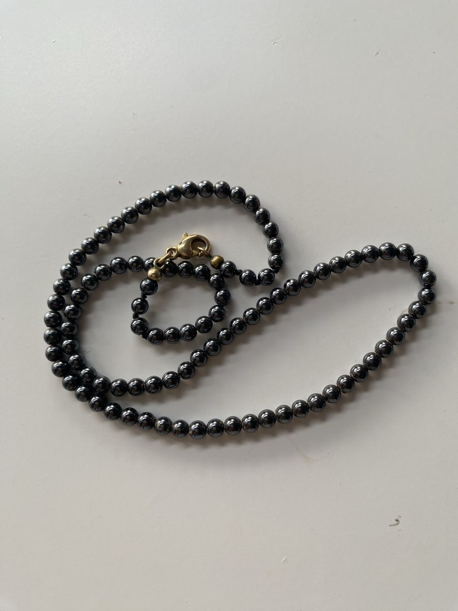 Onyx Ketten: Onyx Halskette Vintage – Gebraucht aus Givisiez von dor_xb9k