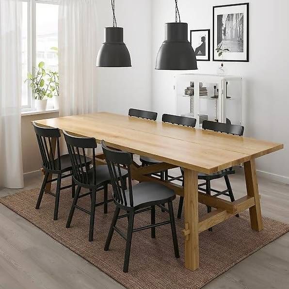 Ikea Tavoli: Table IKEA MÖCKELBY en chêne massif  état comme neuf – Usato da Chavannes-Renens venduto da roi_5822