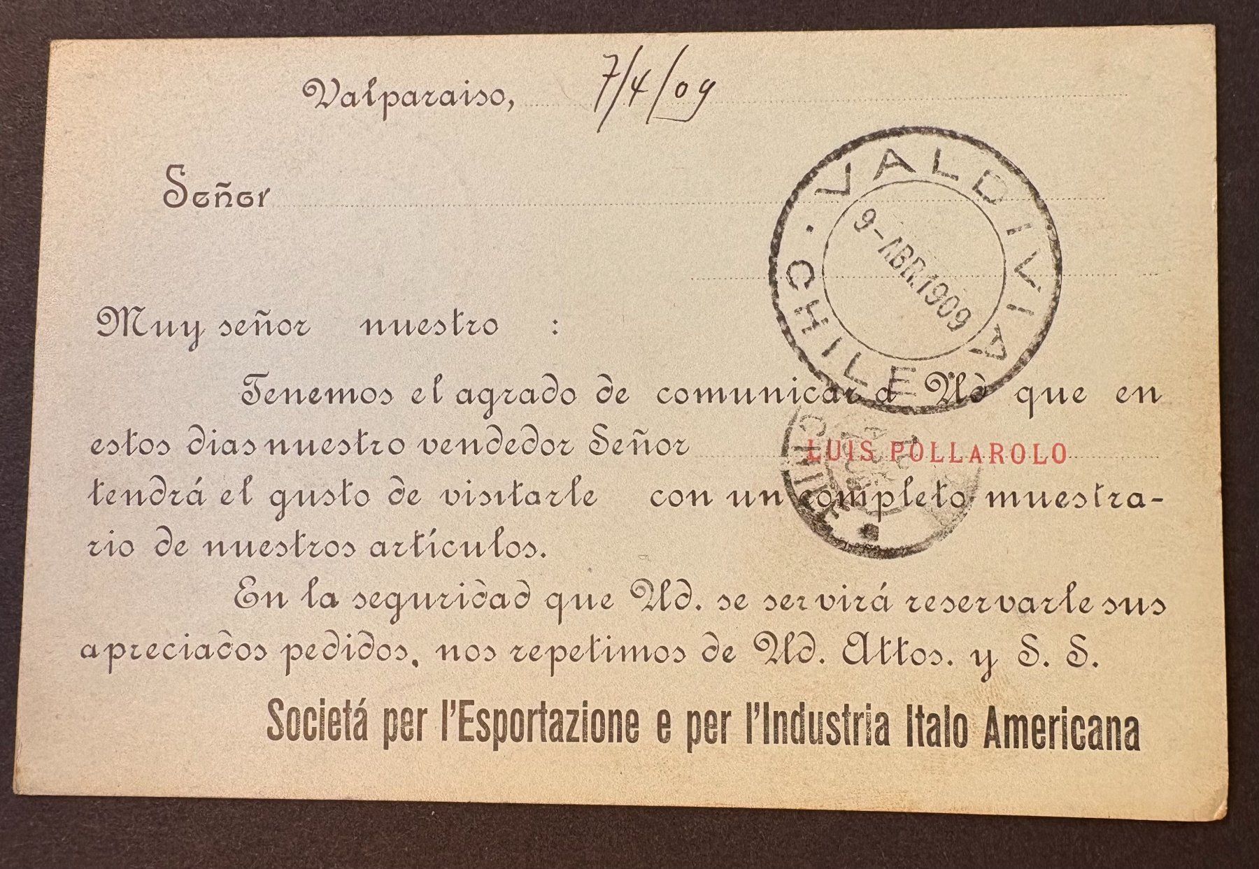 Tous les timbres: POSTKARTE CHILE – D'occasion à Ostermundigen par wini63 1
