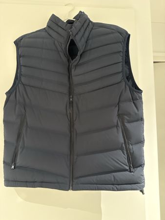 Mango Man Smart Navy Puffer Vest, Size L/M - Excellent!