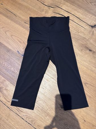 Schwarze Sport Leggings 3/4 Länge, Anniluce,Grösse M