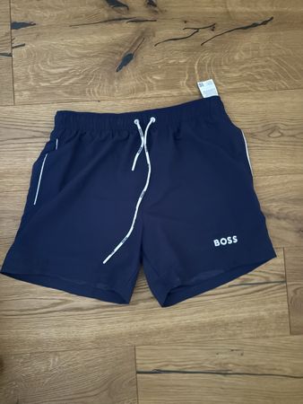 Badehose BOSS dunkelblau Grösse M neu mit Etikett