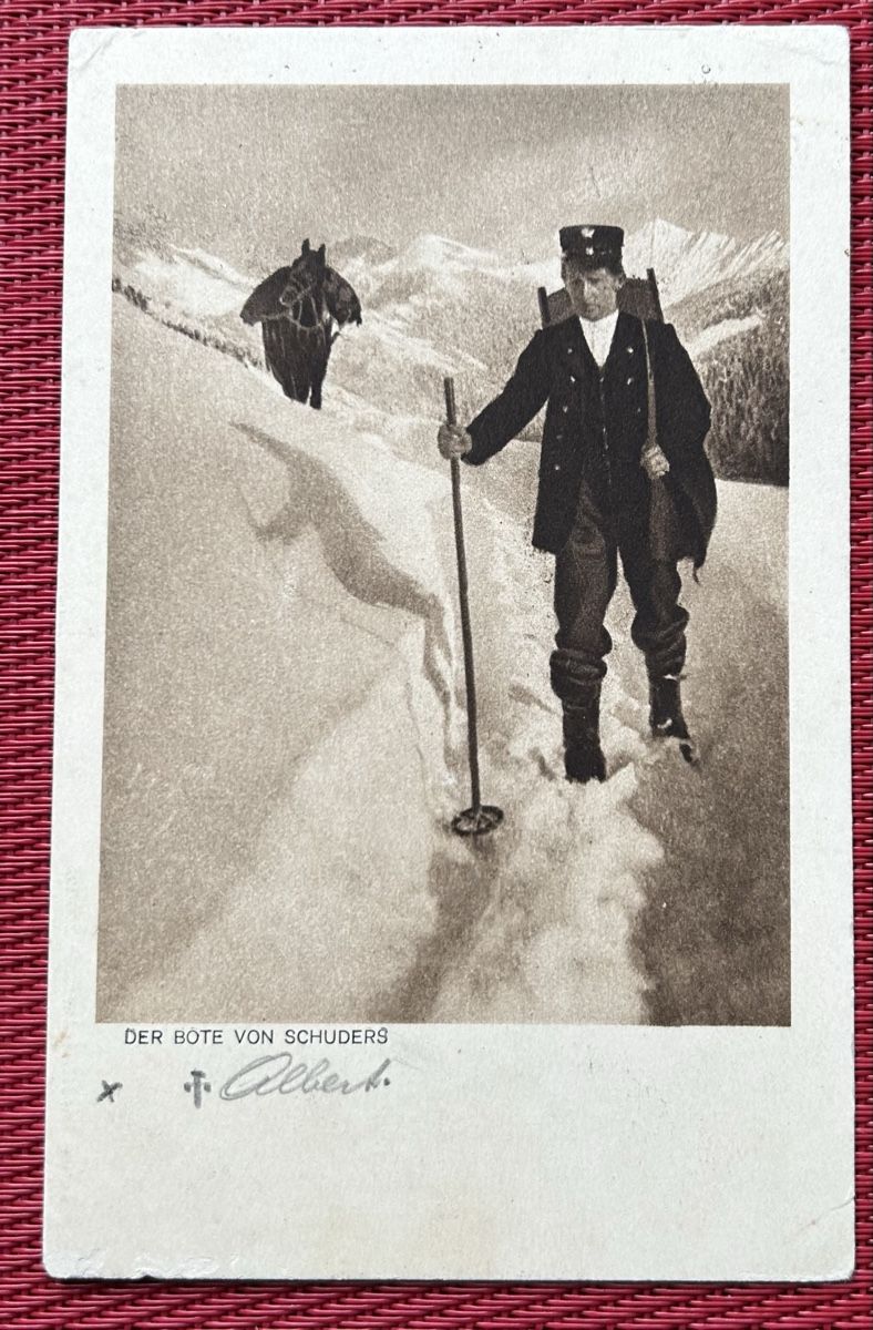 Cartoline postali: Schiers Bote von Schuders – Usato da Horw venduto da Tellbub
