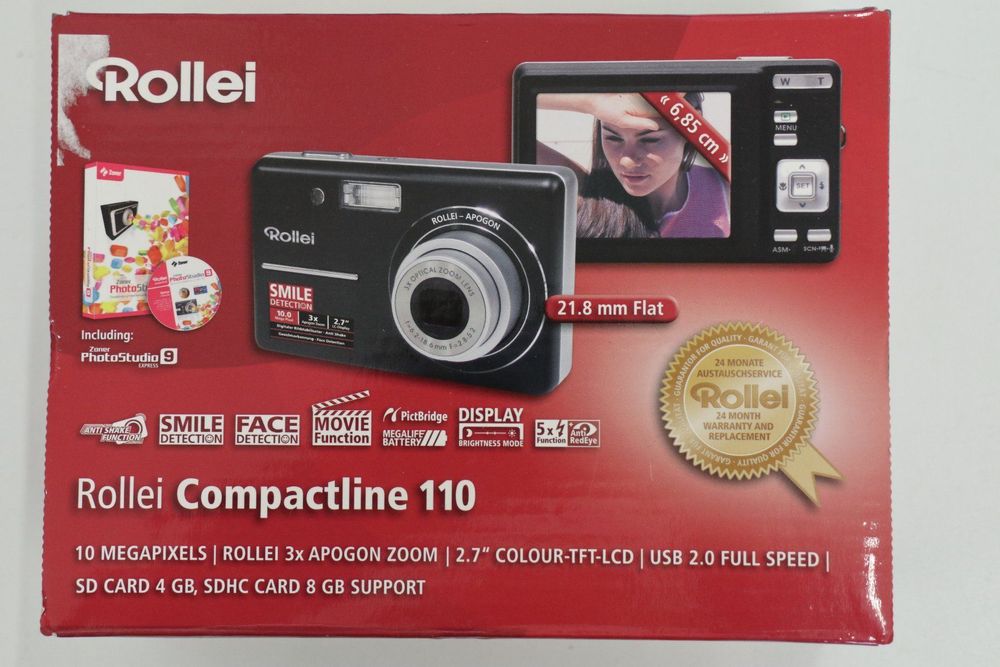Vhbw Ladegerät Für Rollei Kameras - Kompatibel Mit Compactline 103, 110, 203, 82 | Mit KFZ-Adapter & LED-Ladeanzeige