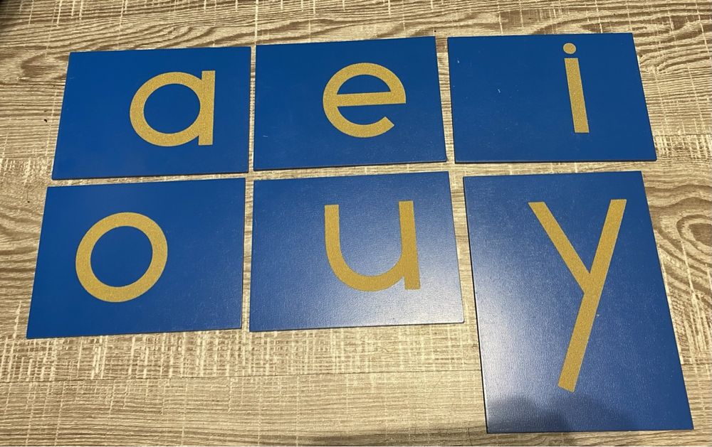 Montessori Sandpaper Lowercase Letters EN intl’ print | Kaufen auf Ricardo