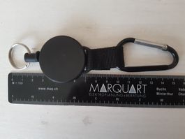 Schlüsselanhänger ausziehbar mit Karabiner