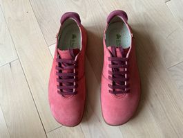 Chaussures El Naturalista, cuir rouge, neuves. Pointure 37