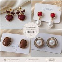 Set di orecchini eleganti  4 paia