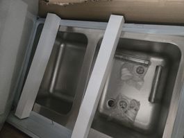Gewerbe Spültisch SPG107BM2 1000x700x850/950mm