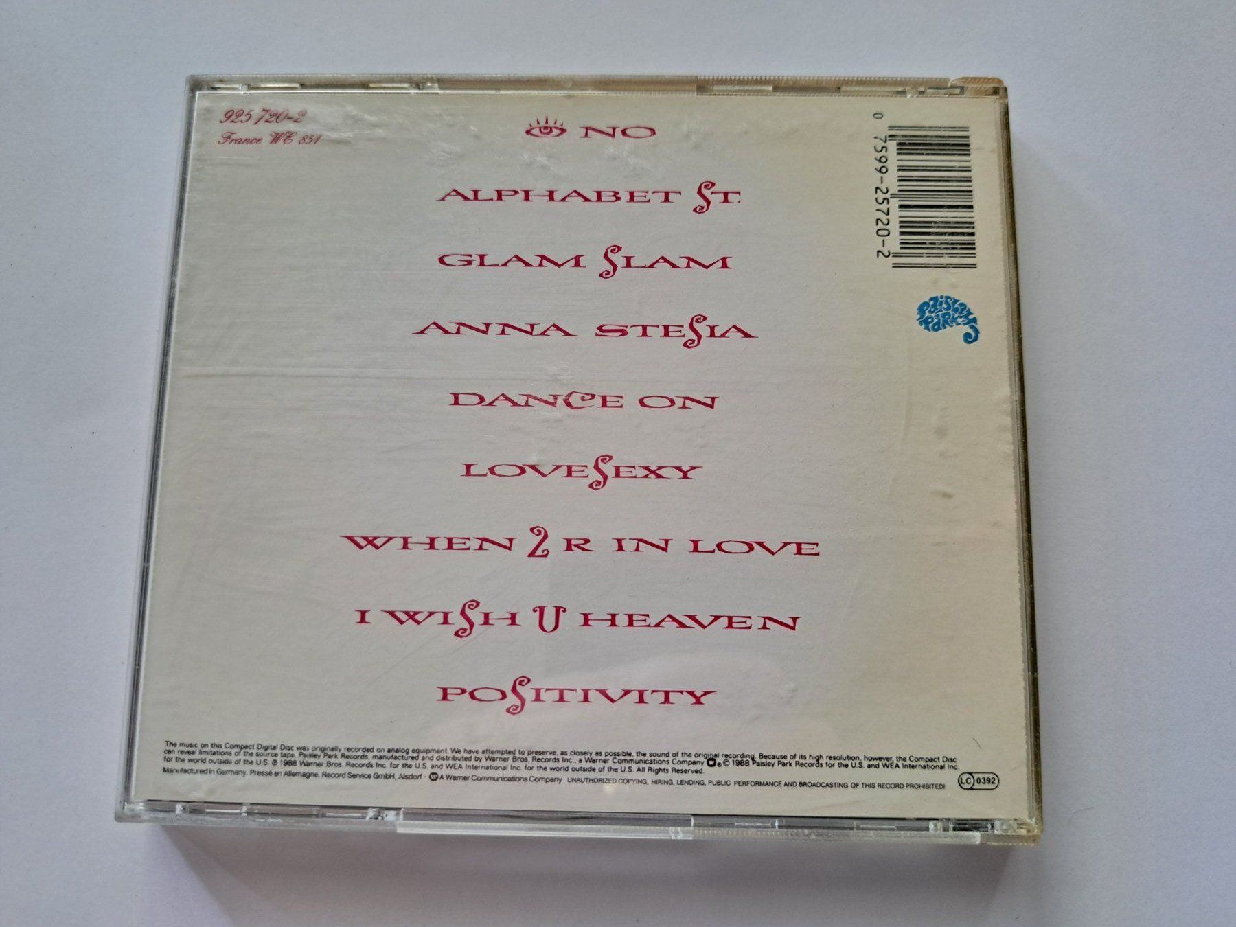 CD: CD Prince – Lovesexy – Usato da Pully venduto da bro_n52j 1