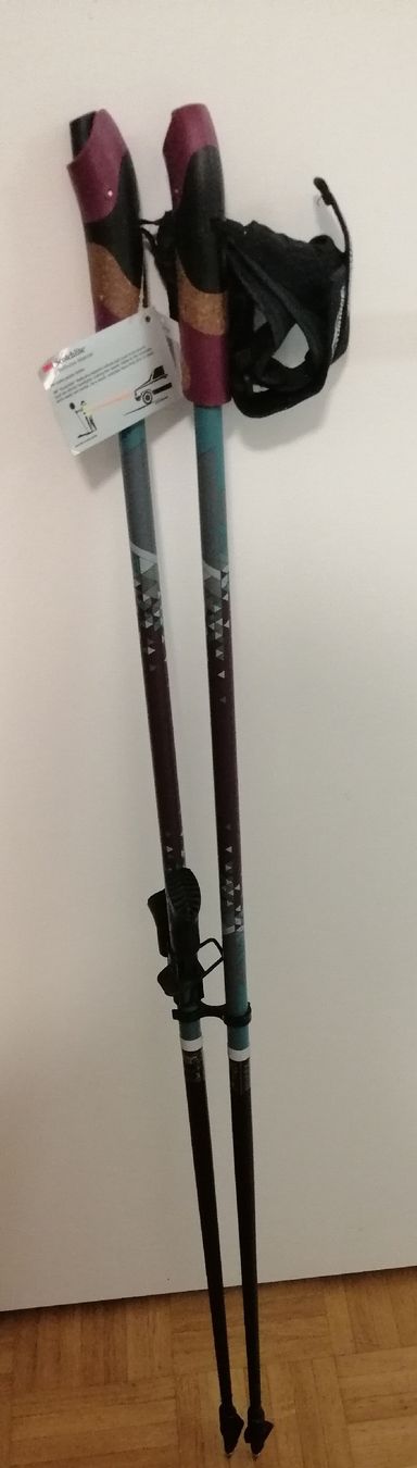 Bastoncini da trekking: Neue Nordic Walking Stöcke mit Reflexmaterial, 110 cm – Nuovo e nell'imballaggio originale da Kriens venduto da Caroline_Schweiz 1