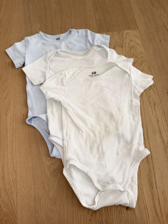 3x kurzarm Body H&M Gr. 86