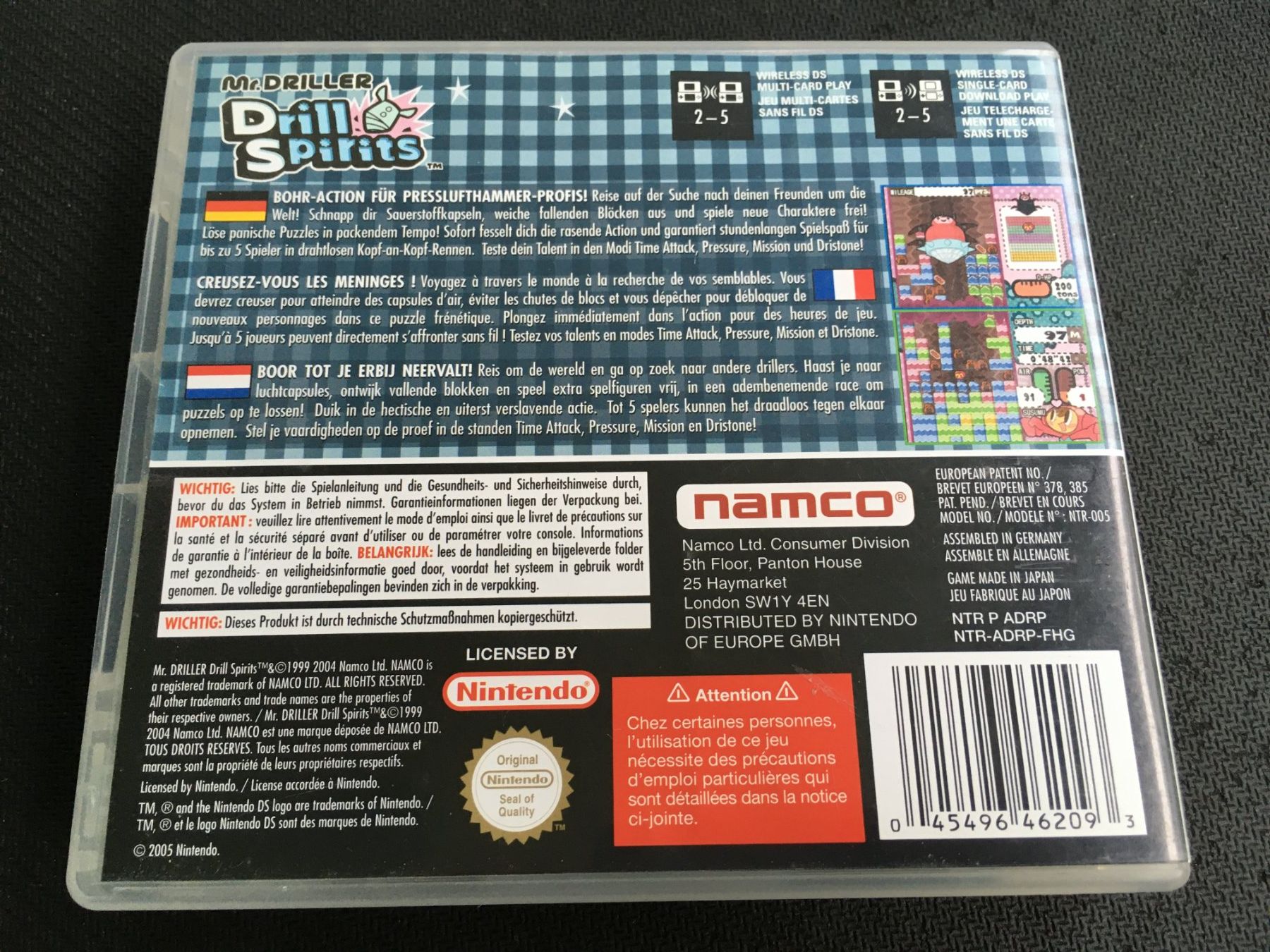 Nintendo Giochi: Mr. Driller - Drill Spirits - Nintendo DS – Usato da St.Gallen venduto da sjosjo 1
