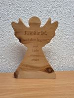 Geschenk, Deko, Engel aus Holz "Familie"