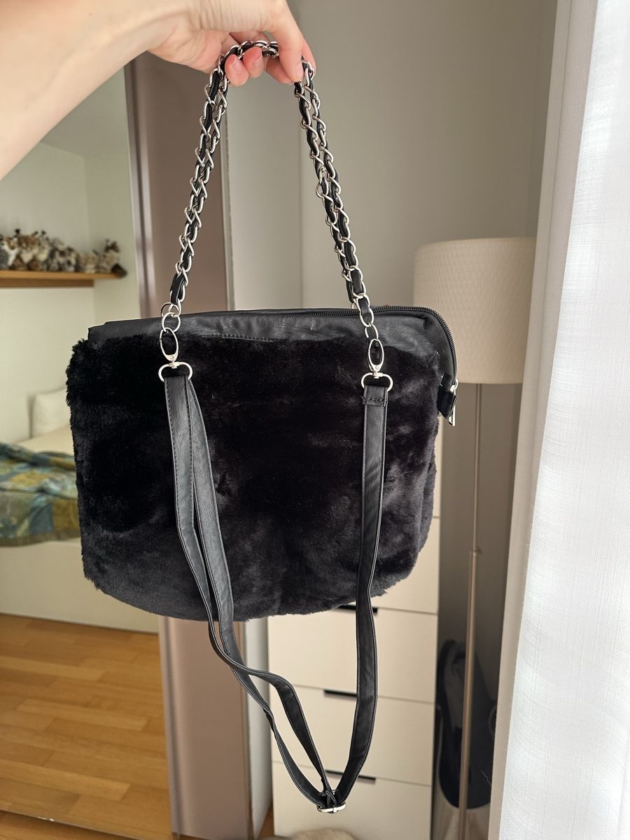 Borse da donna: Bag black fur – Nuovo (secondo la descrizione) da Gordola venduto da EleSecondHand-TCG 1