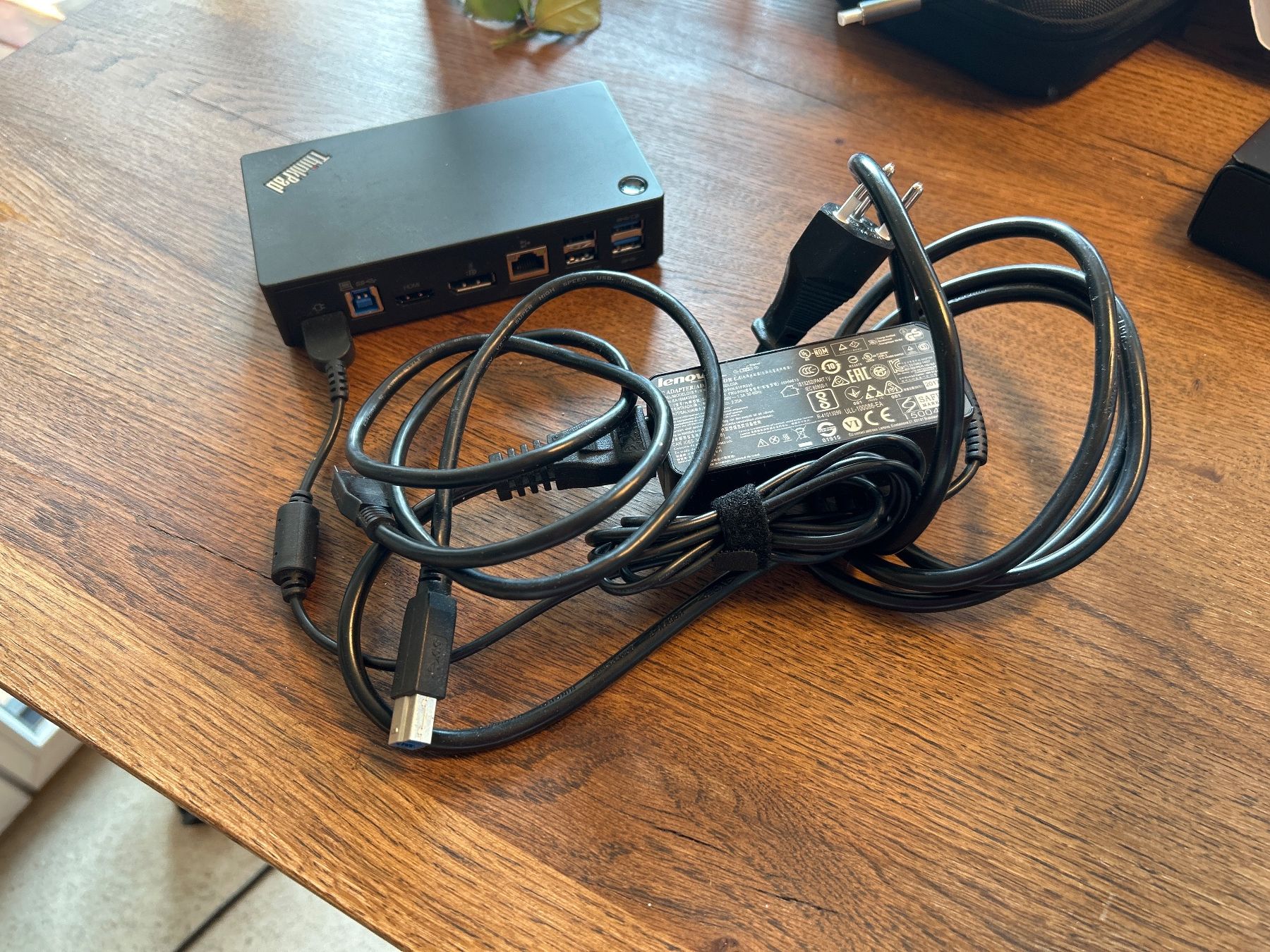 Dockingstation: Lenovo Thinkpad USB 3 Docking Station – Gebraucht aus Schlieren von Jplieberherr 1