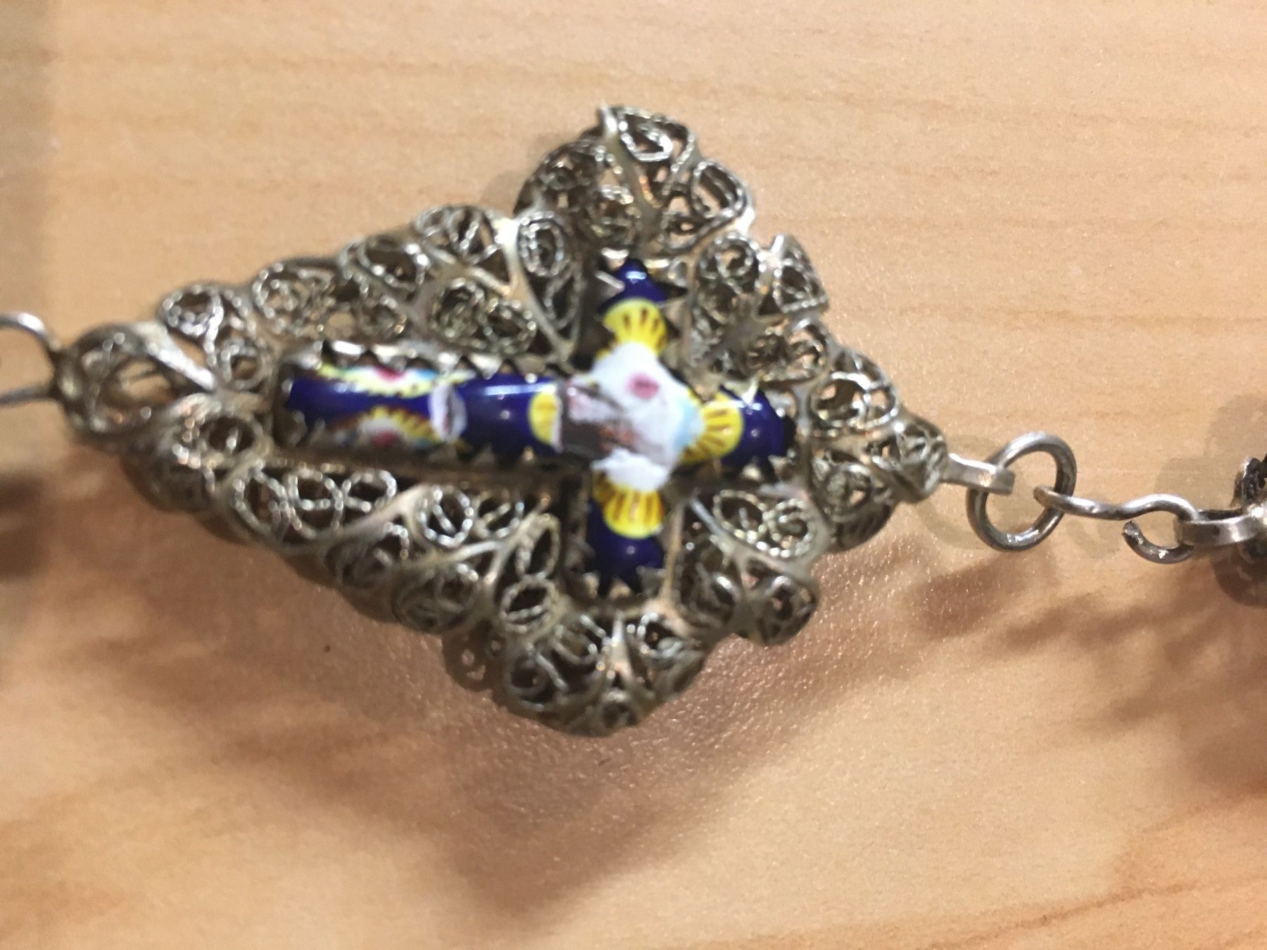 Sonstiger Schmuck: Antiker silberner Rosenkranz – Neu (gemäss Beschreibung) aus Savosa von Fransis 4