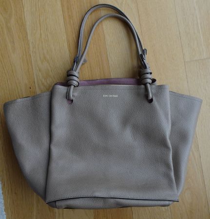 Coccinelle Shopper Tasche beige cappuccino Knoten