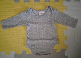 Langarm Body von Bornino Gr. 50/56 aus Baumwolle