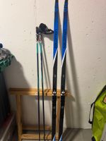 Skis de fond Salomon R88 Prolink bâtons Leki bon état