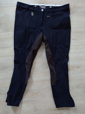 Pikeur Reithose Gr. 46 Damen navy Vollbesatz